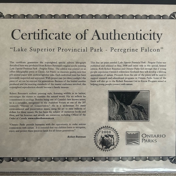 Robert Bateman special edition lithographs (set of 3) - Picture 4 of 6